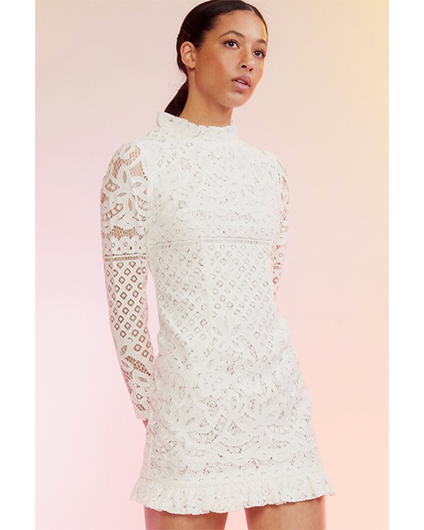 Shop Cynthia Rowley Lace Dress In White
