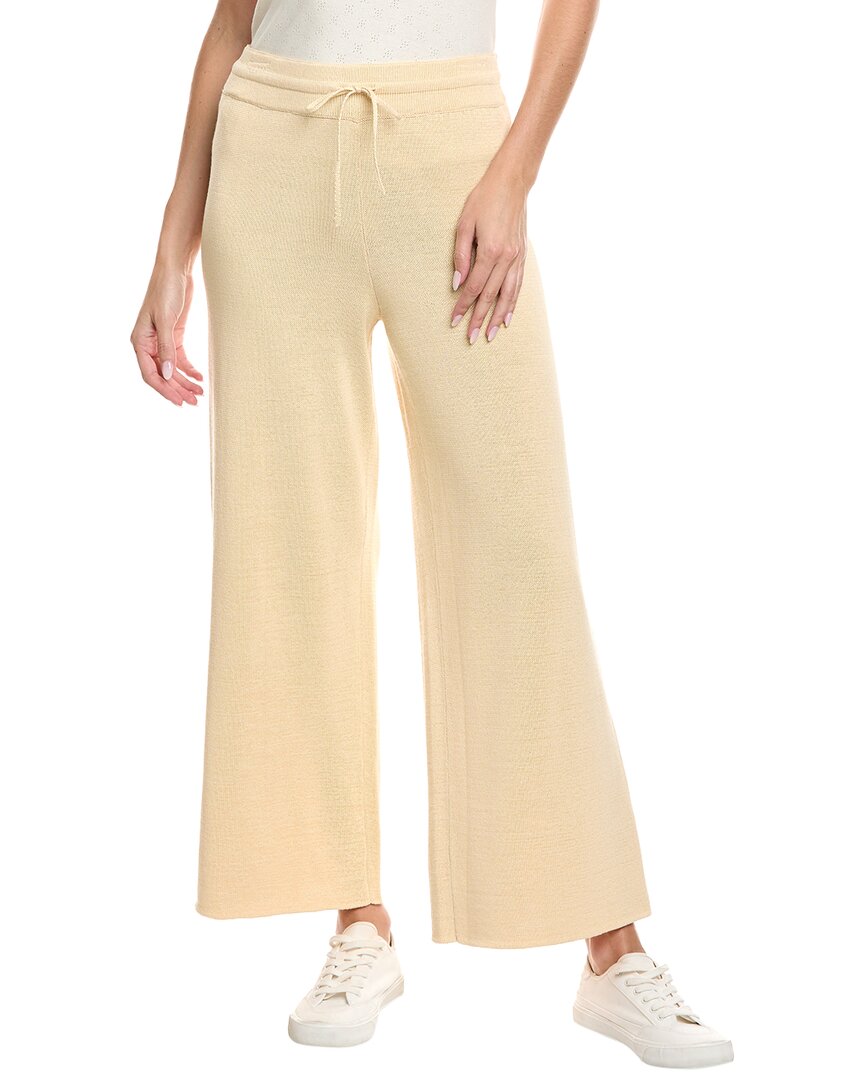 Lafayette 148 New York Double Knit Wide Leg Pull-on Pant In Neutral