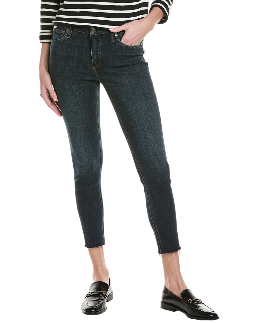 Rag & Bone Flexi Cate Mid-rise Sienna Skinny Jean In Blue