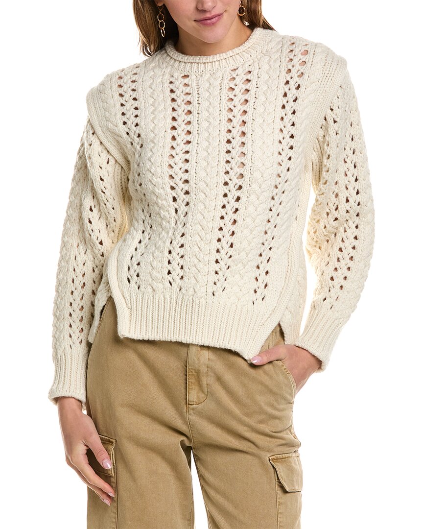 A.l.c . Chandler Wool Sweater In White