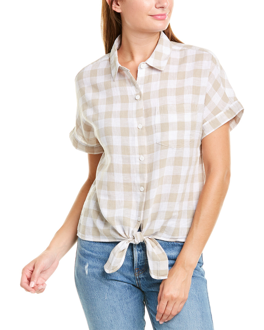 Image of Beachlunchlounge Brooklyn Linen-Blend Shirt