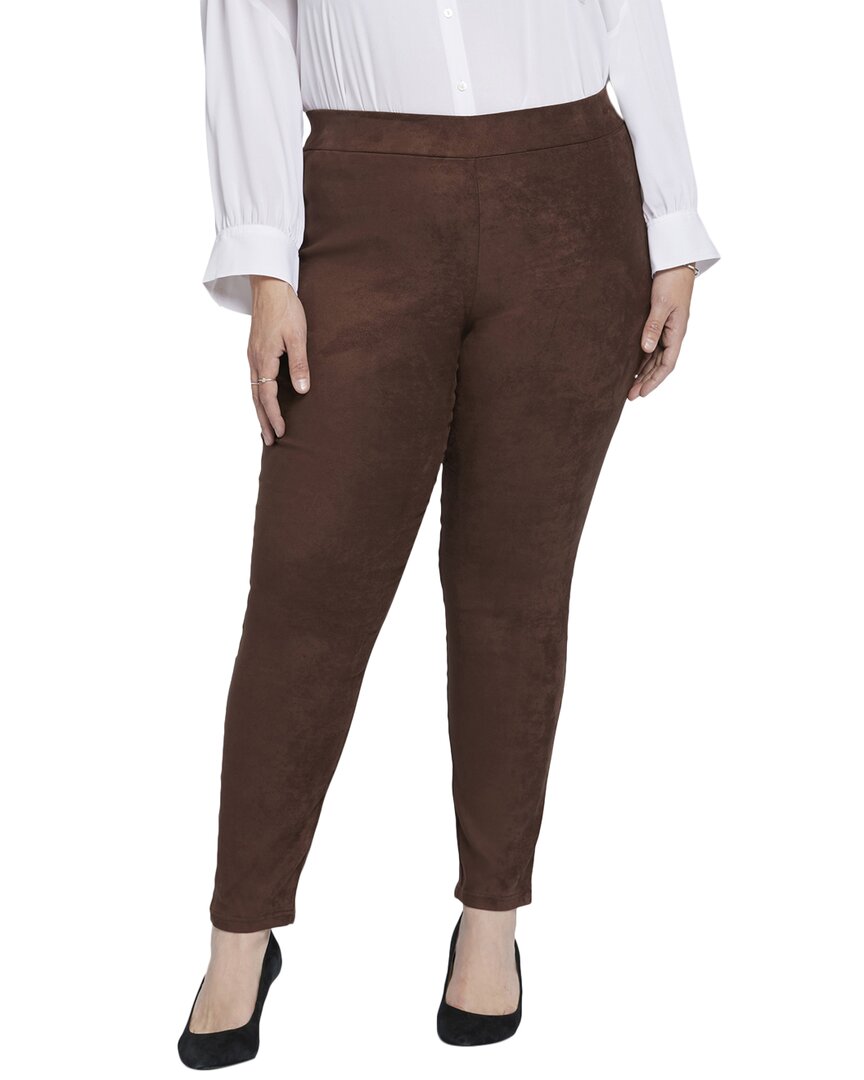 Nydj Plus Suede Dark Chocolate Jean