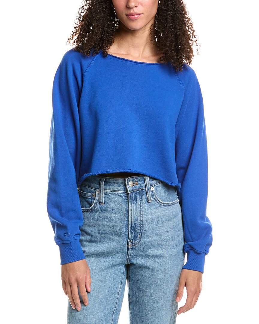 Katiejnyc Shane Off-shoulder Crop Sweatshirt