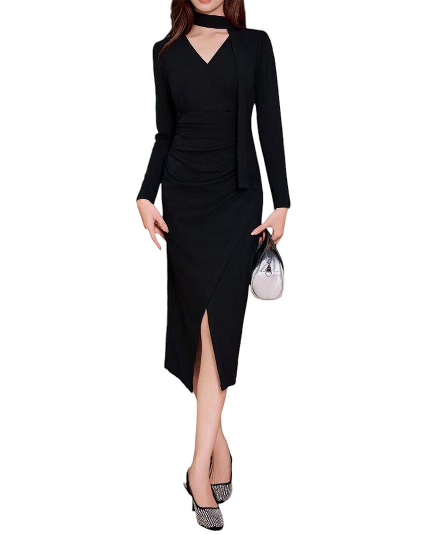 Burryco Midi Dress In Black