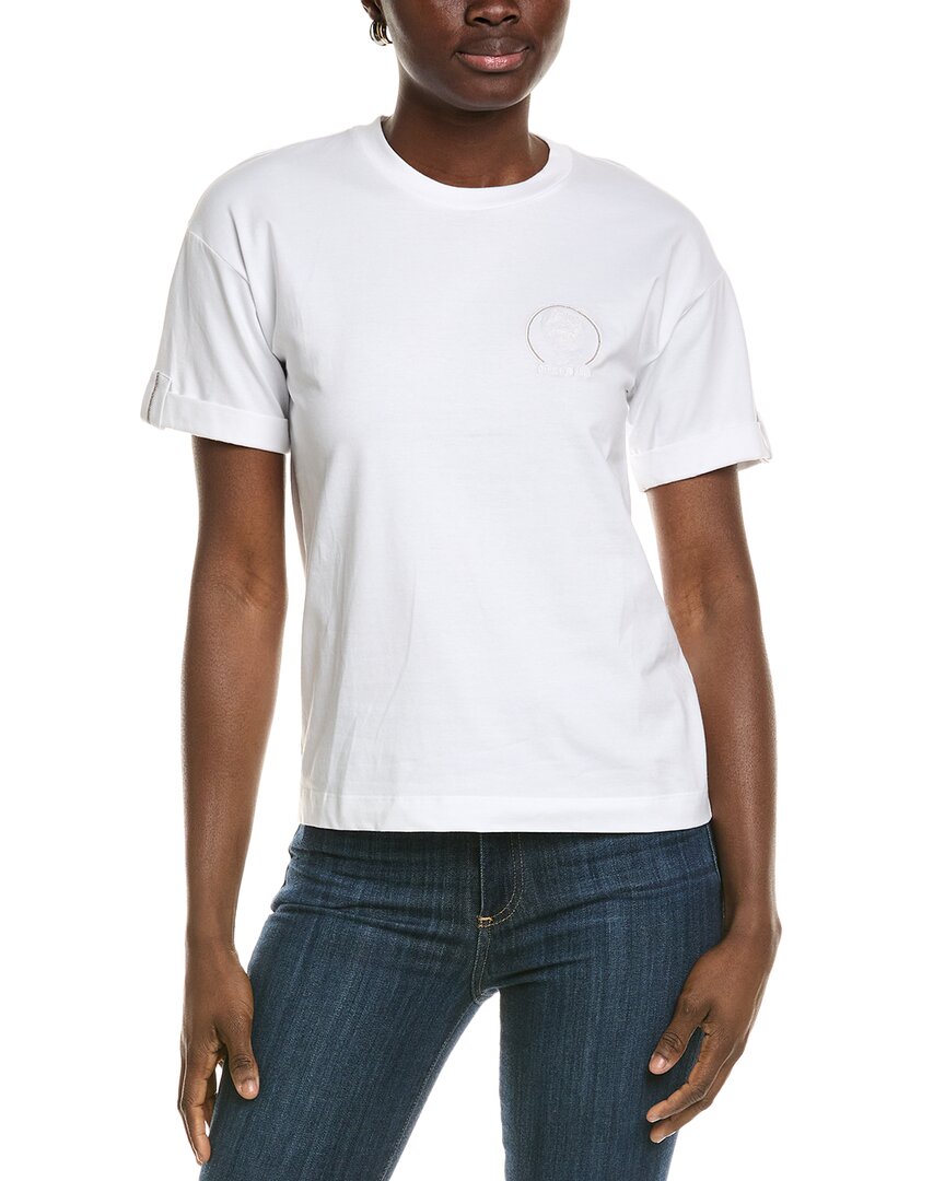 Shop Peserico T-shirt In White