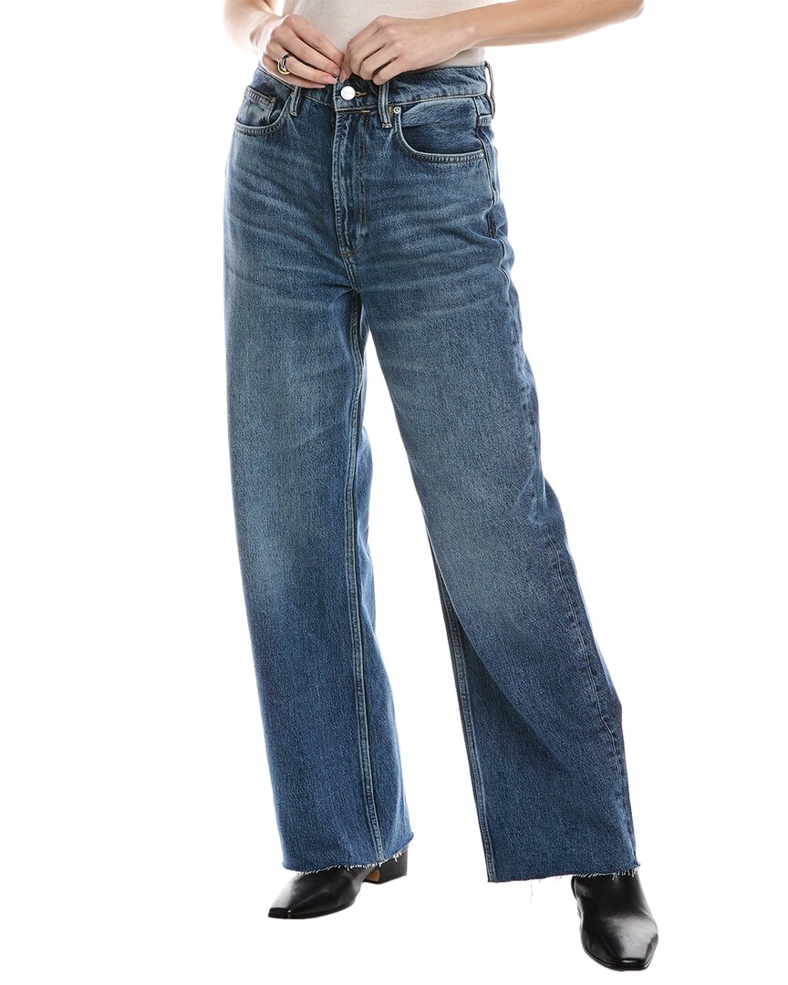 ALLSAINTS ALLSAINTS BLAKE DARK INDIGO WIDE LEG JEAN