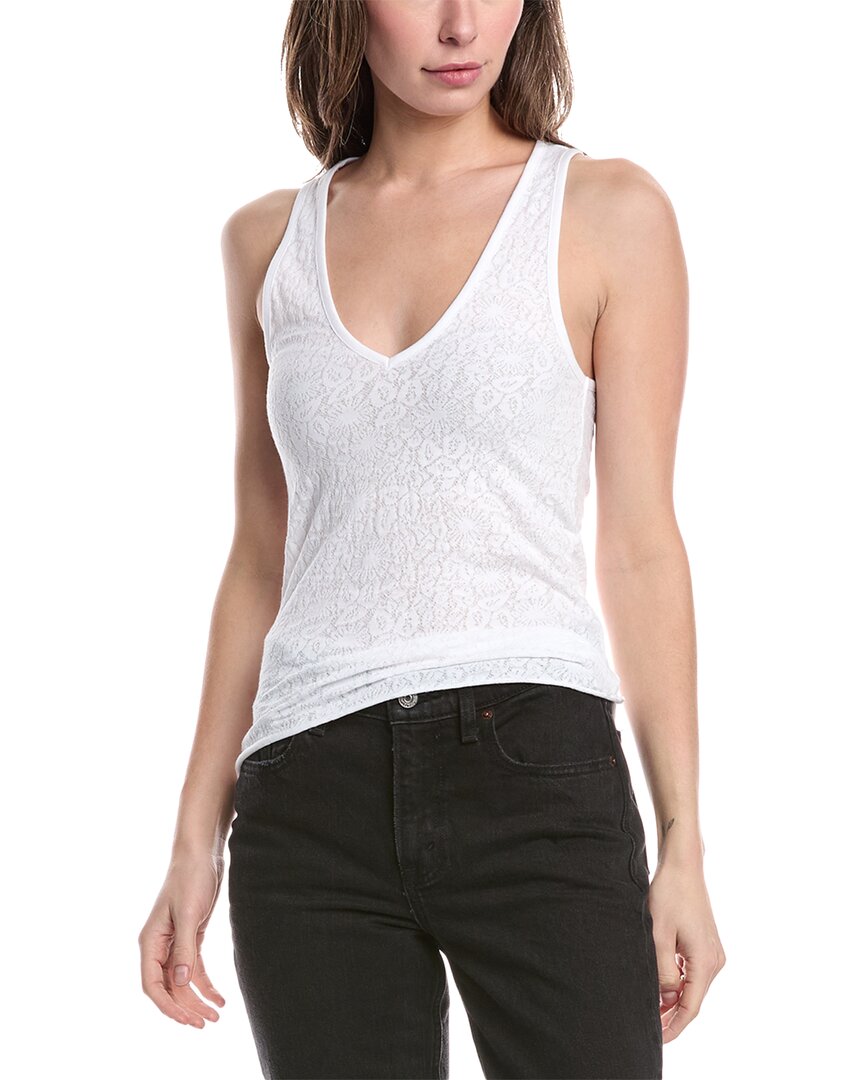 Rag & Bone Gemma Jacquard Tank In White