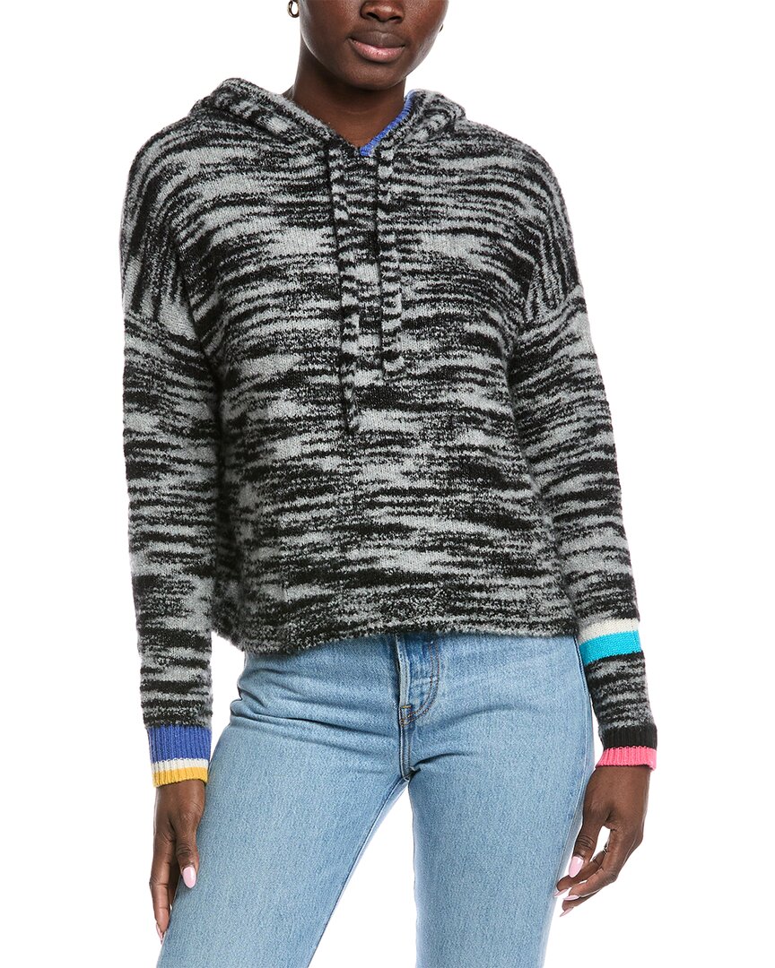 Autumn Cashmere Space-dye Cashmere Hoodie In Black