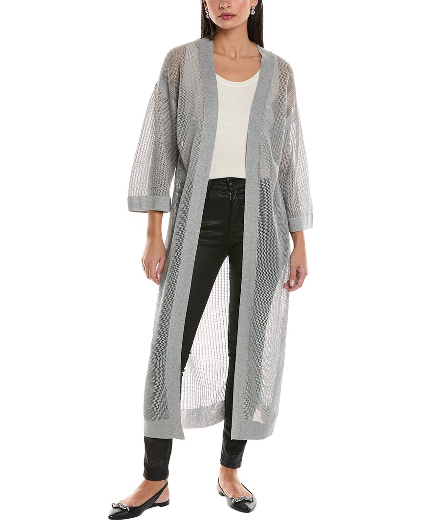 Allsaints Misha Kimono In Grey