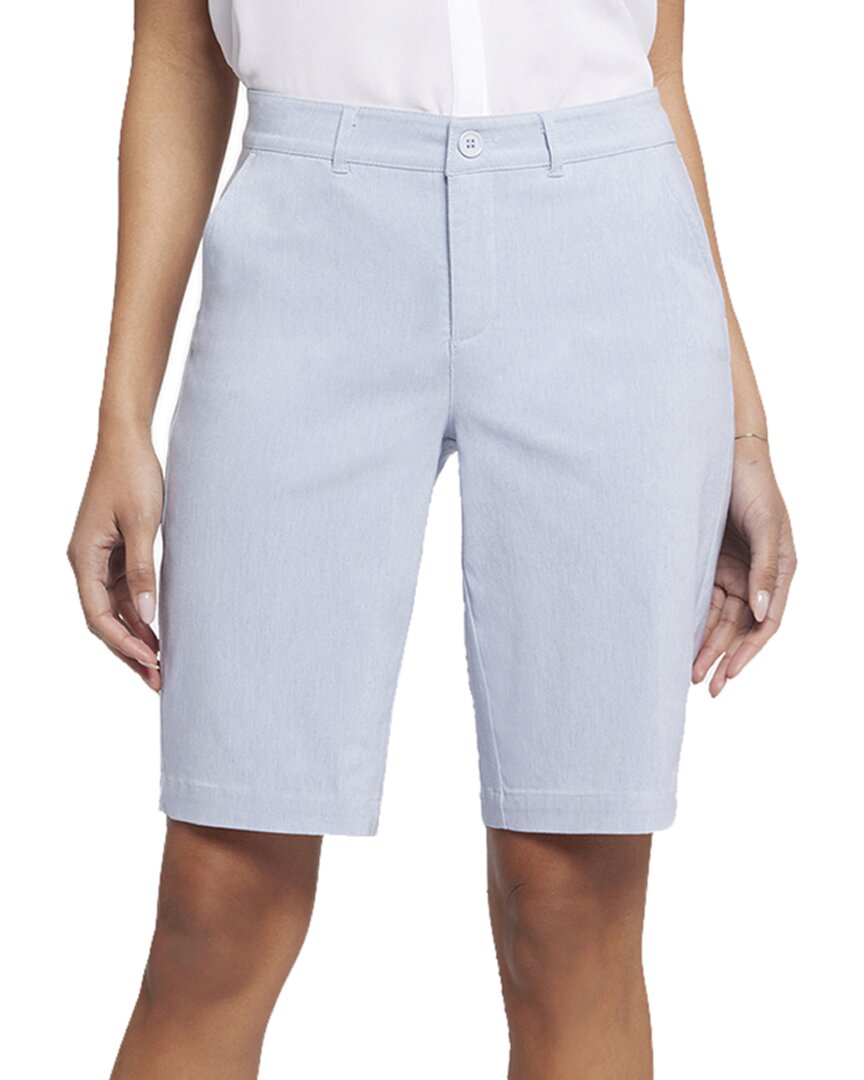 Nydj Bermuda Light Blue Heather Short