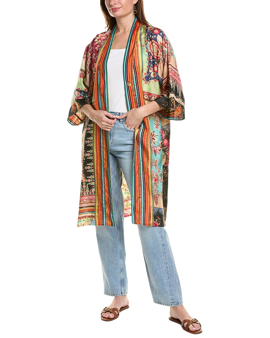 Shop Johnny Was Petite Journey Silk Reversible Kimono
