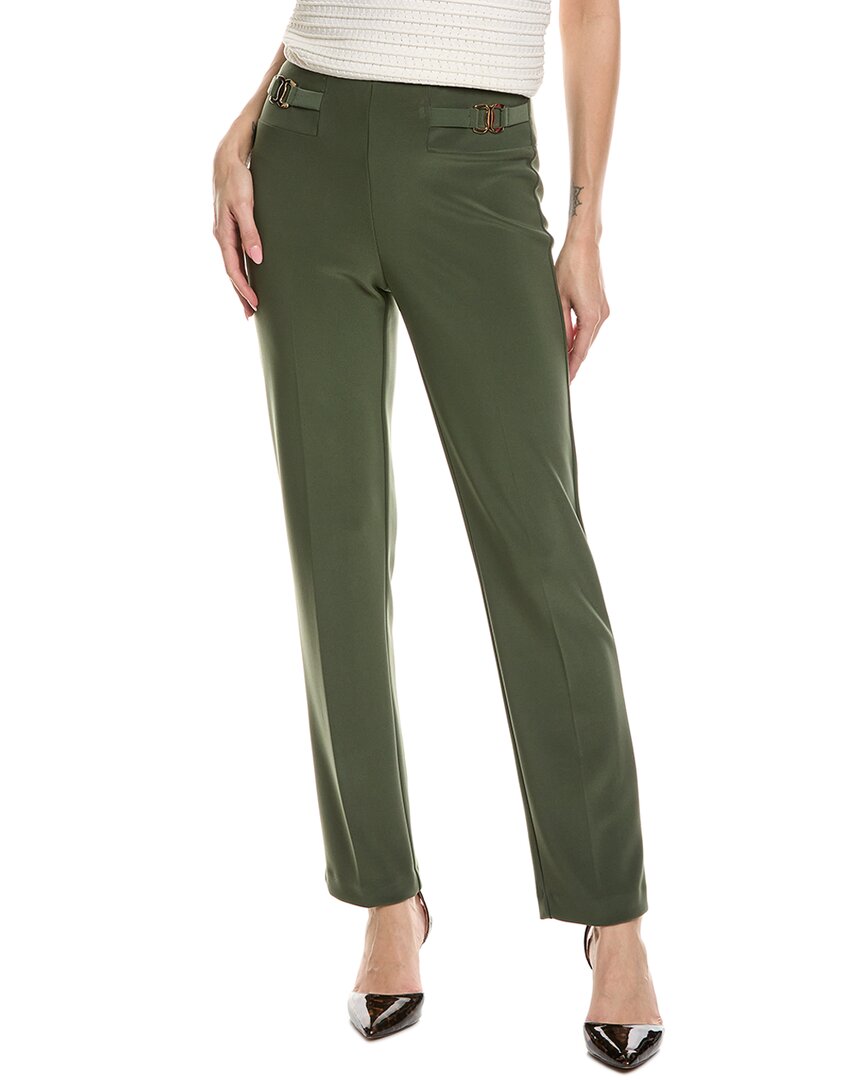 Joseph Ribkoff Silky Knit Wide Leg Pant In Iguana