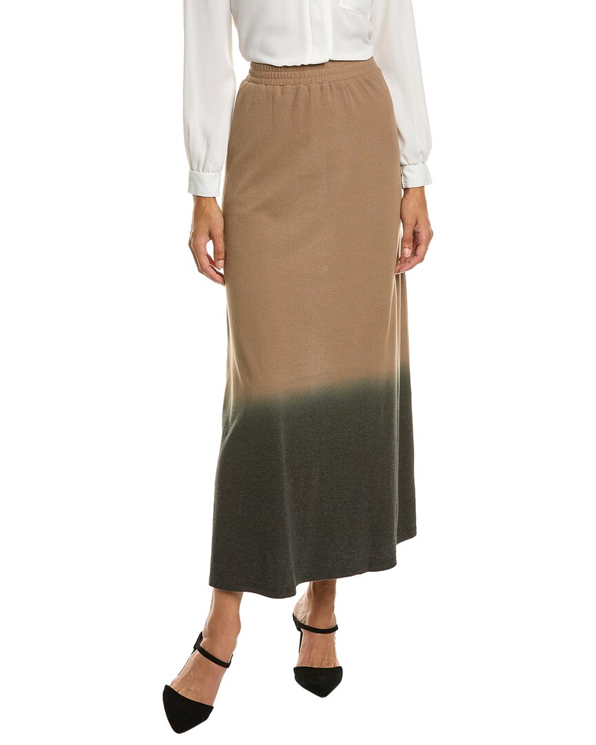Shop Yal New York Midi Skirt In Brown