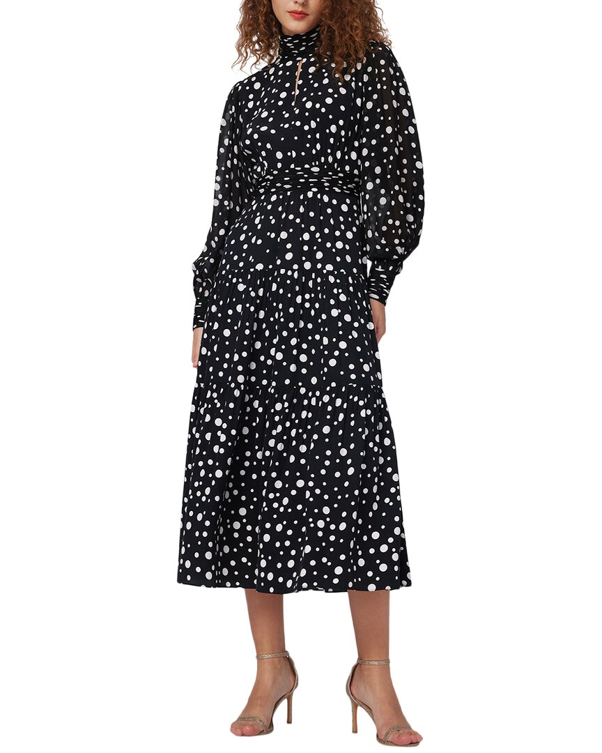 Diane Von Furstenberg Sai Tiered Polka-dot Midi Dress