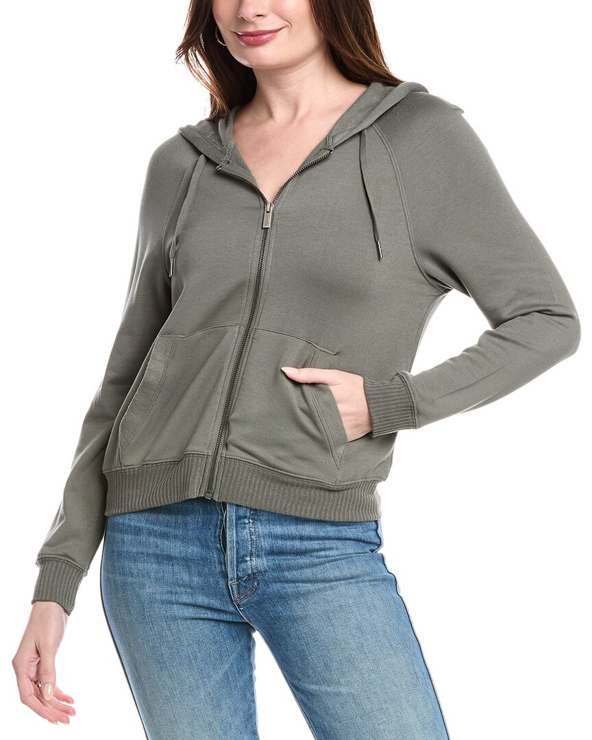 Splendid Supersoft Zip-up Hoodie In Green