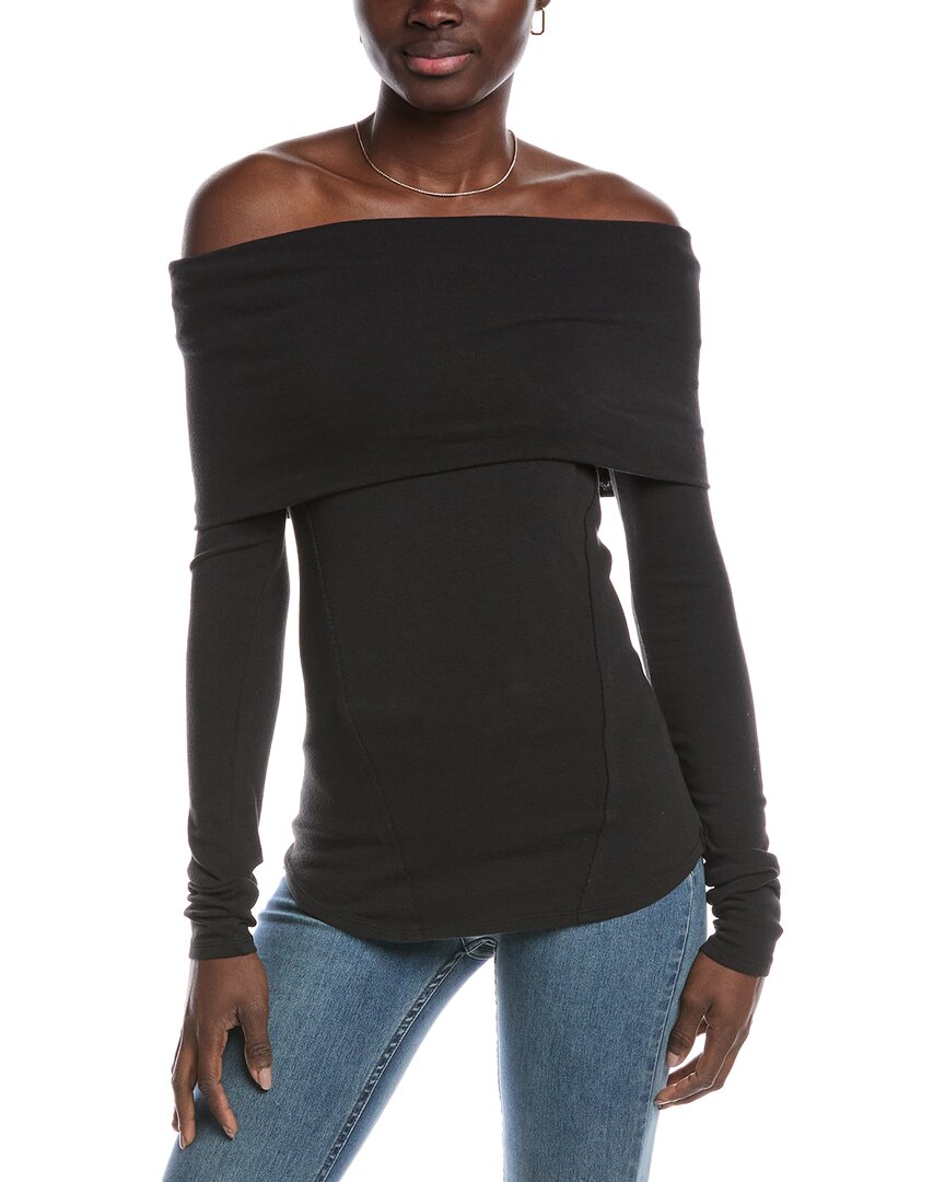 Free People Iris Layering Top In Black