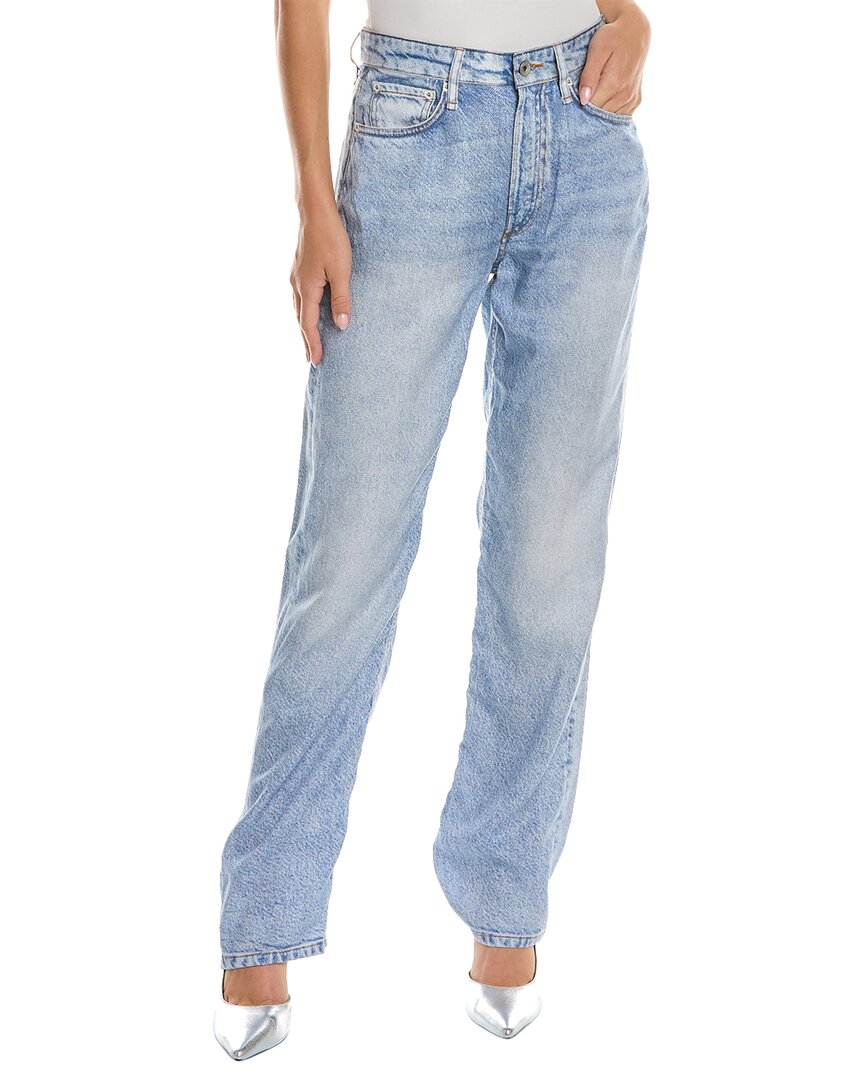 RAG & BONE RAG & BONE ALEX LIQUID HIGH-RISE STRAIGHT LEG PANT