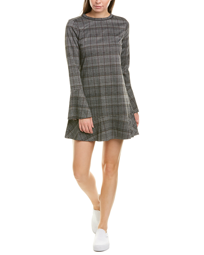 Image of Michael Stars Flounce Shirt Dress
