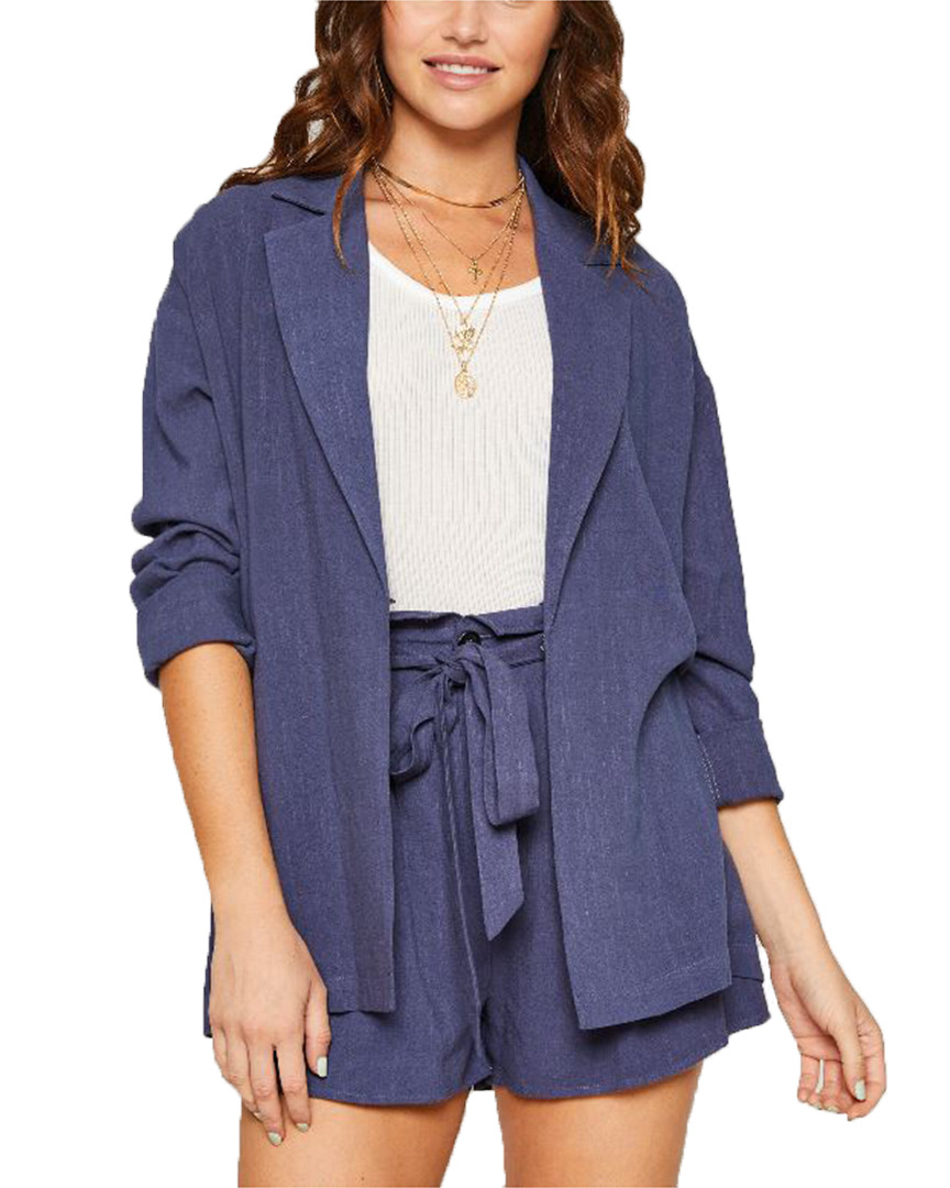 Image of Sadie & Sage Sunlit Oversize Linen Blazer