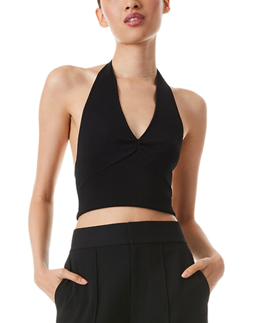 Alice And Olivia Saria Halter Neck Top