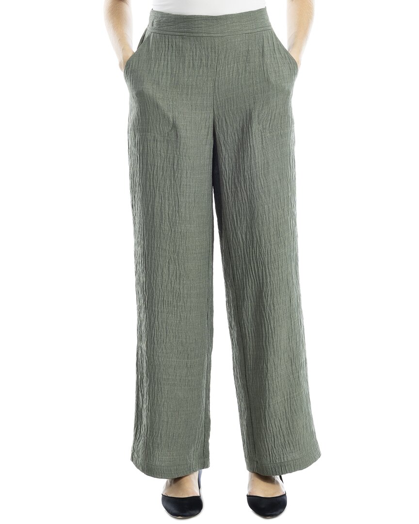 Max Studio Textured Woven Wide Leg Pant