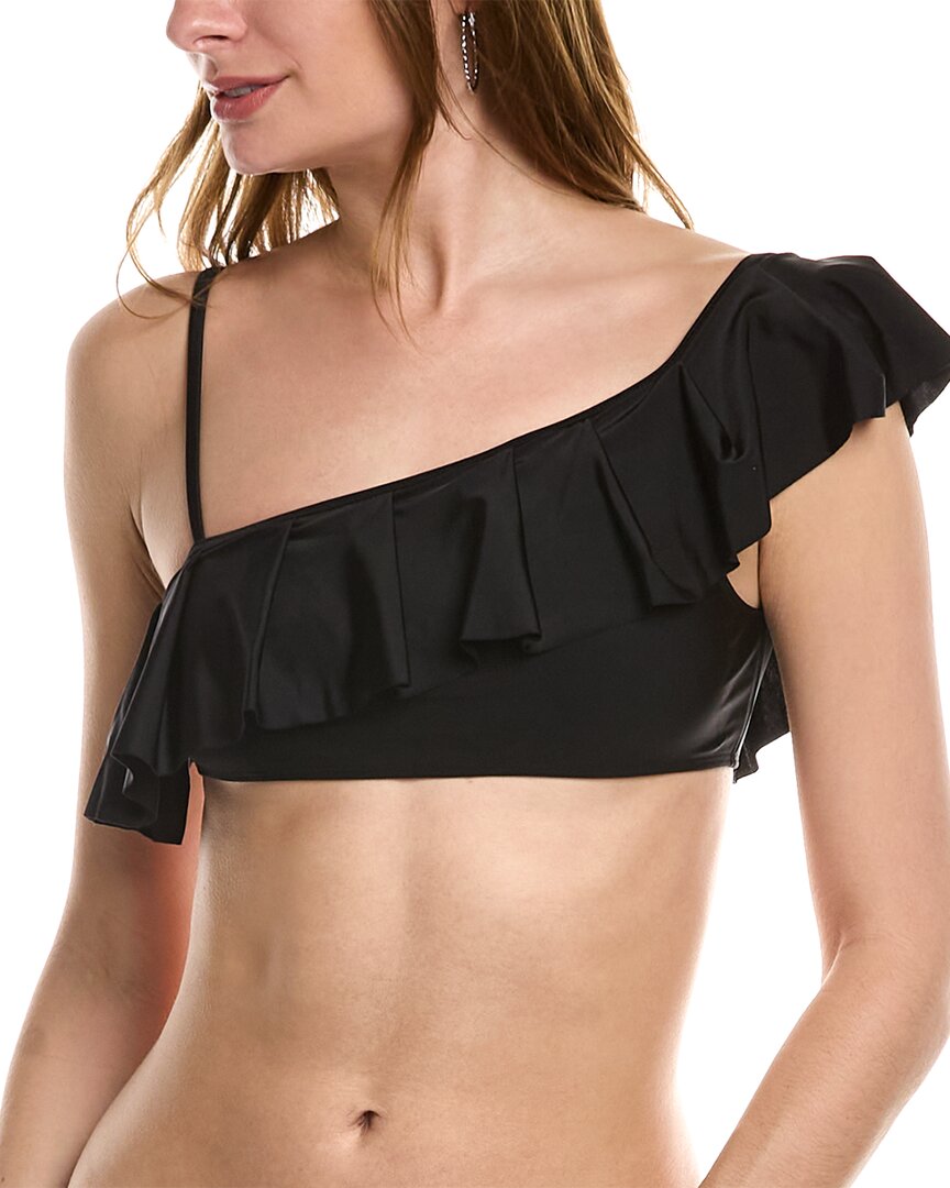 Shop Ramy Brook Luna Bikini Top In Black