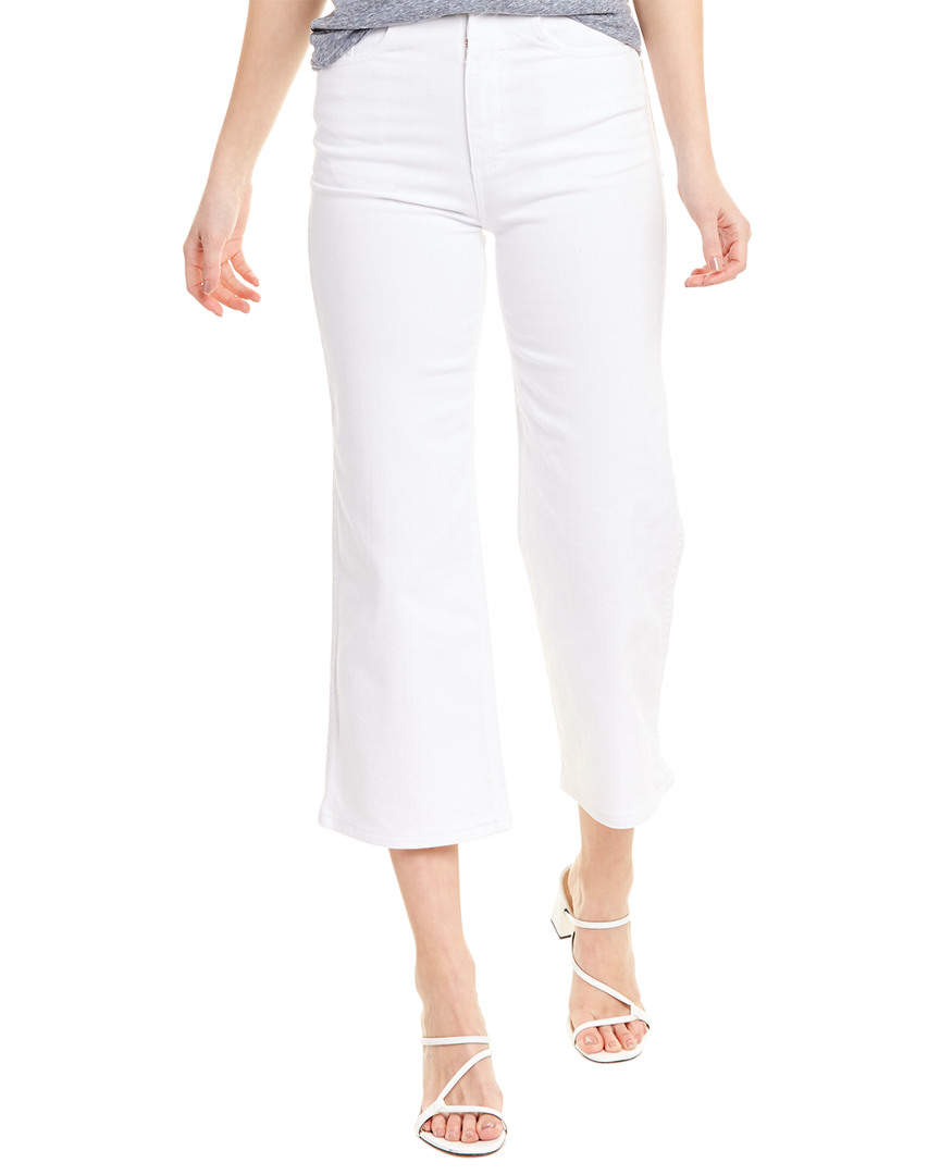 Image of AG Jeans Etta White High-Waist Wide Leg Crop