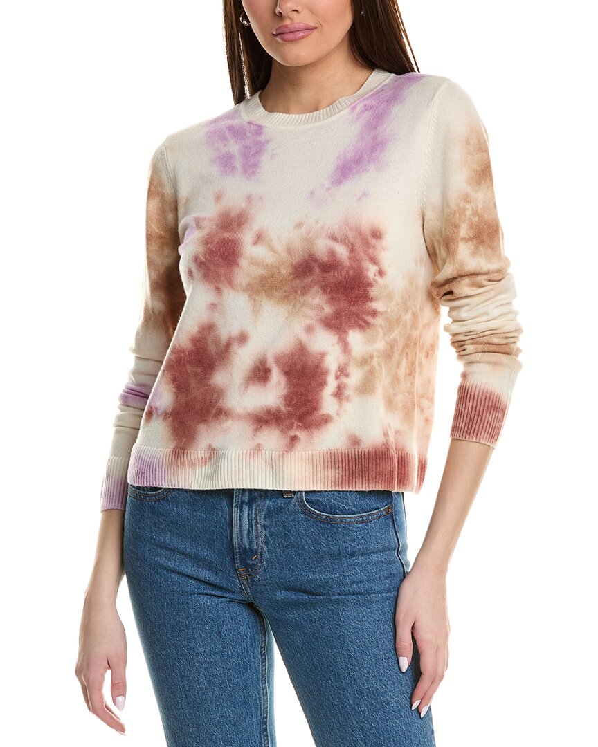 Lilla P Tie-dyed Cardigan Wool & Cashmere-blend Sweater In Multi