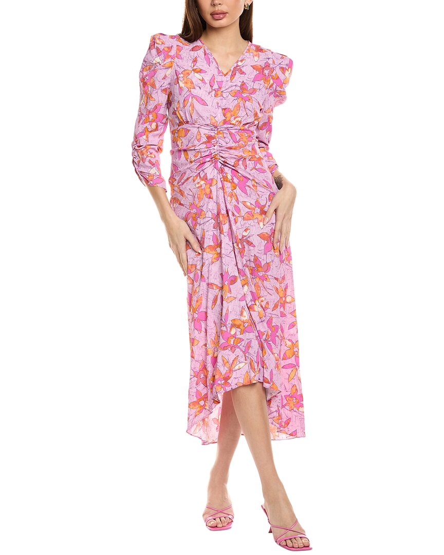 ISABEL MARANT ÉTOILE ISABEL MARANT E'TOILE ALBISD SILK-BLENDED MAXI DRESS