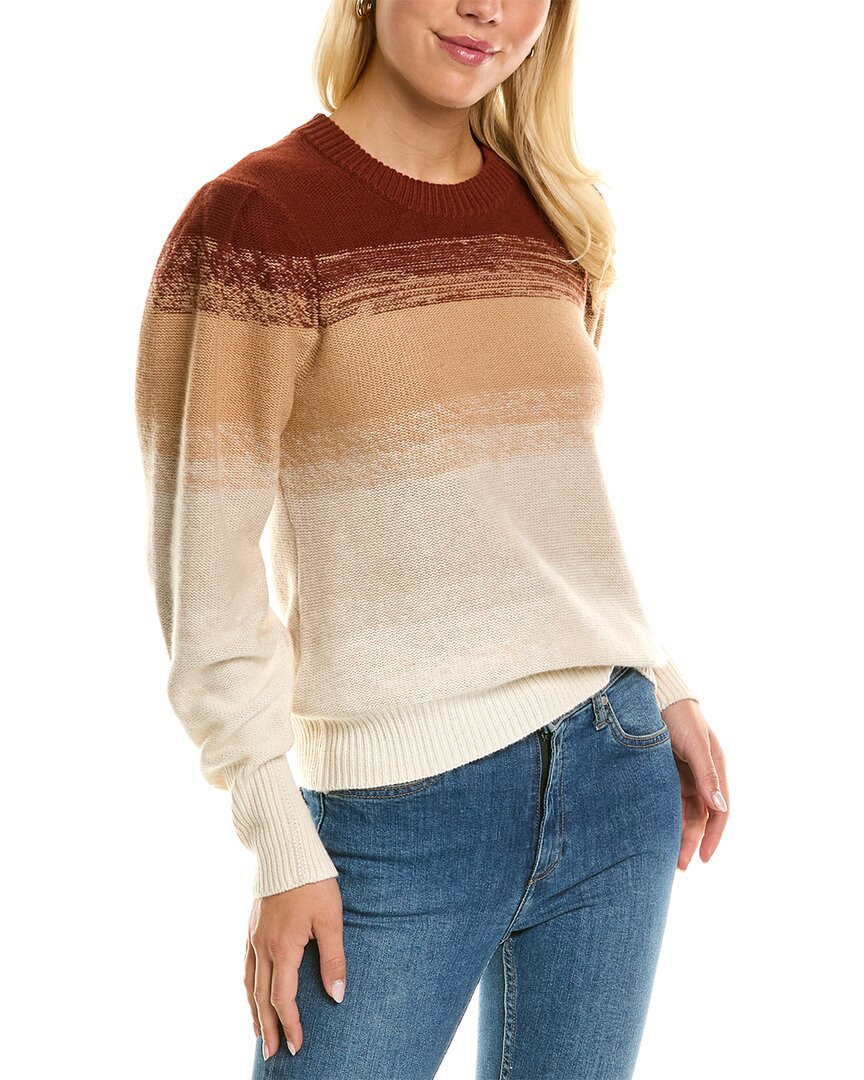 autumn cashmere gradient stripe cashmere sweater