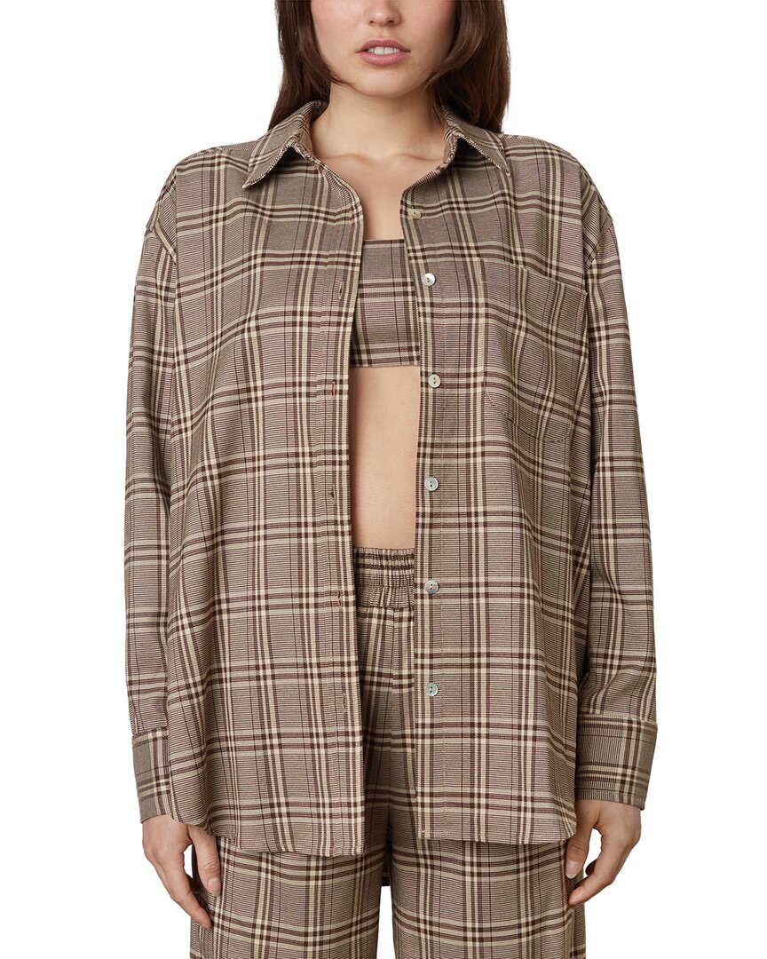 Nia Samira Shirt In Brown