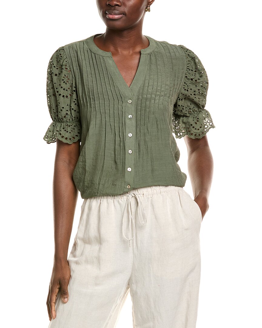 Nanette Lepore Nanette  Blouse In Green