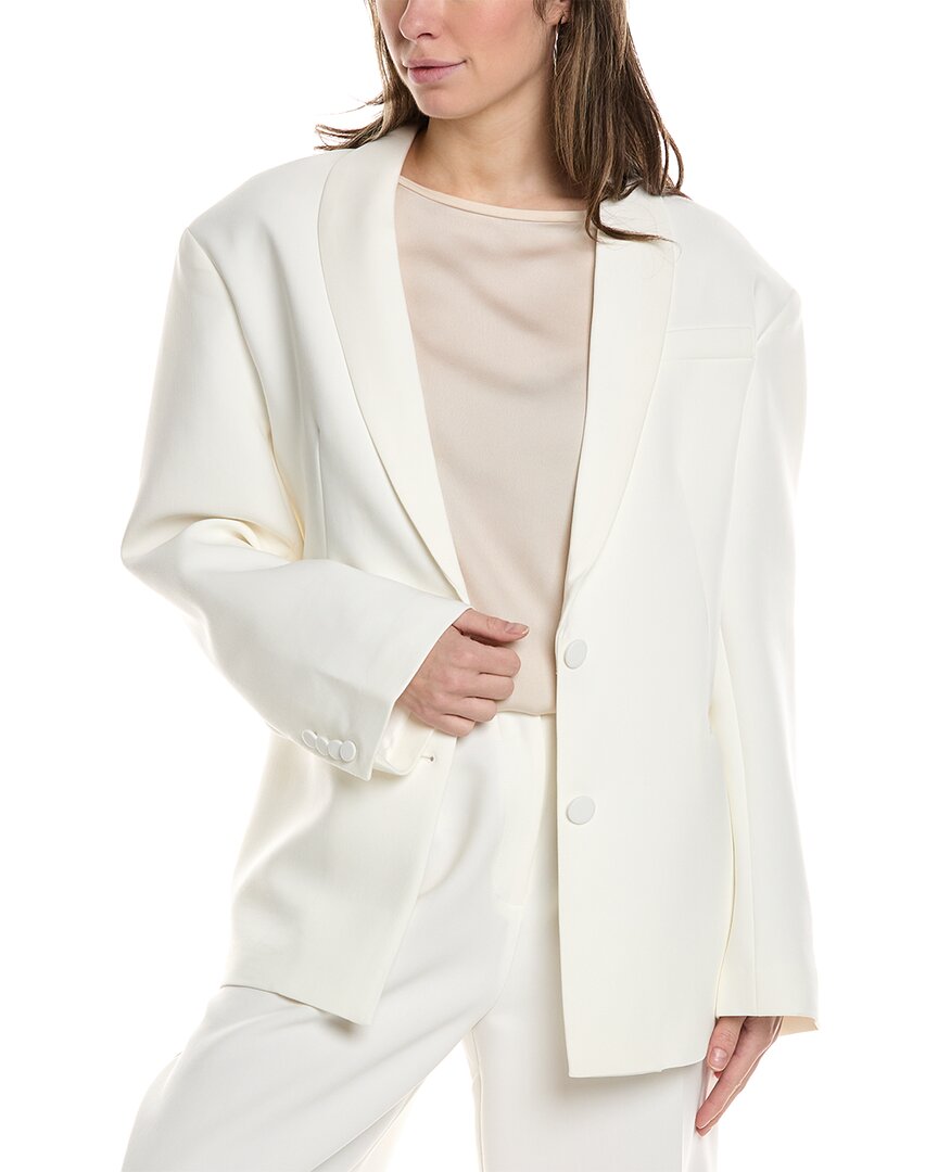 Shop Bardot Malene Oversized Blazer In White