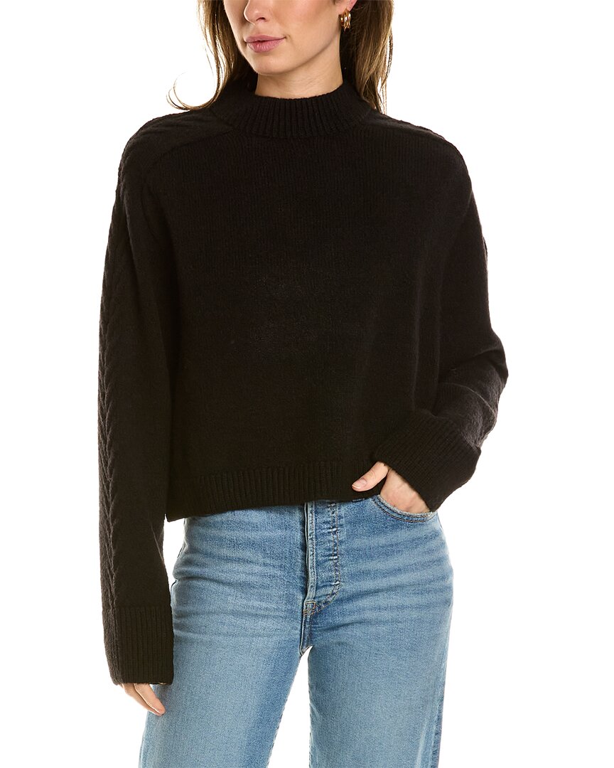 Anna Kay Wool-blend Sweater In Black
