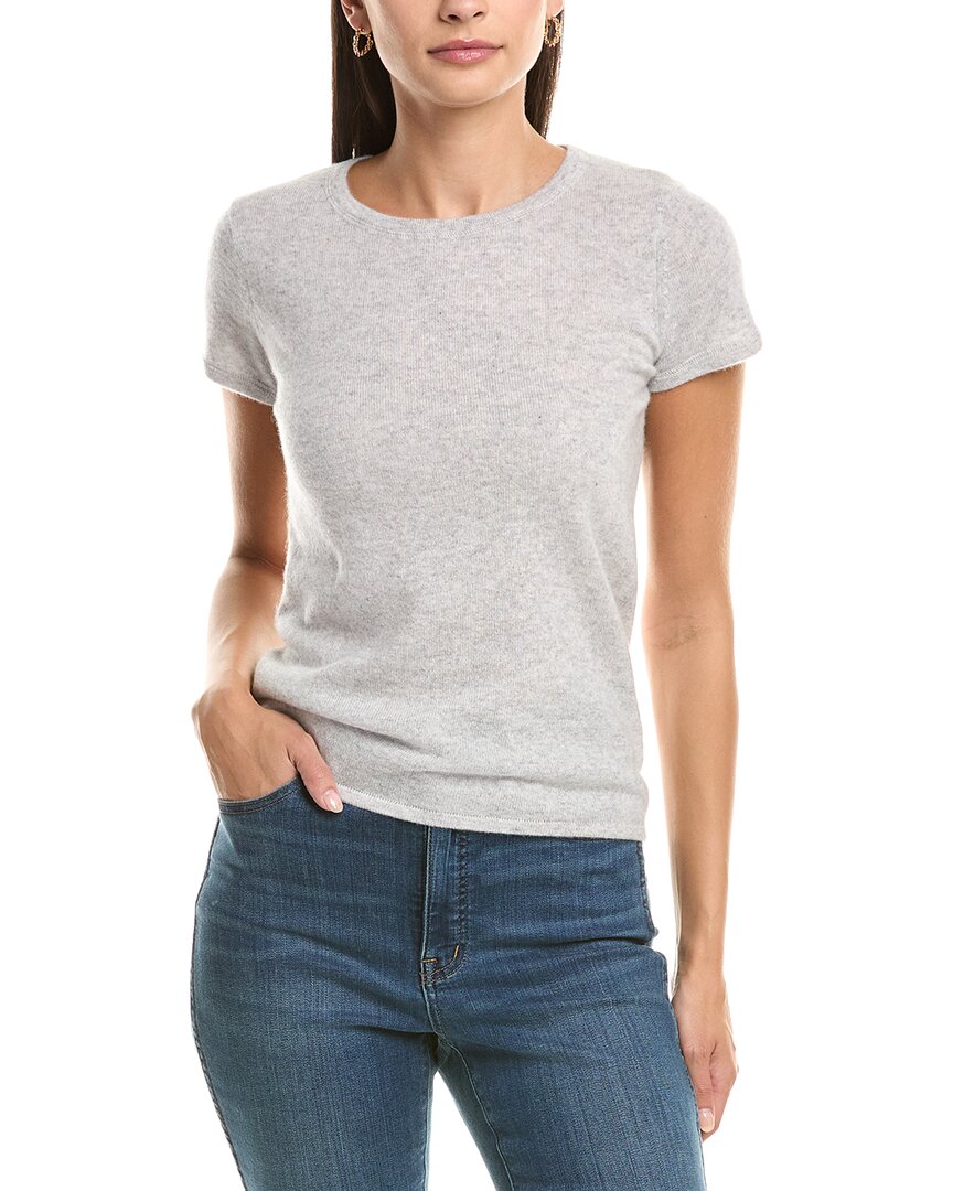 Incashmere Crewneck Cashmere Shirt In Gray