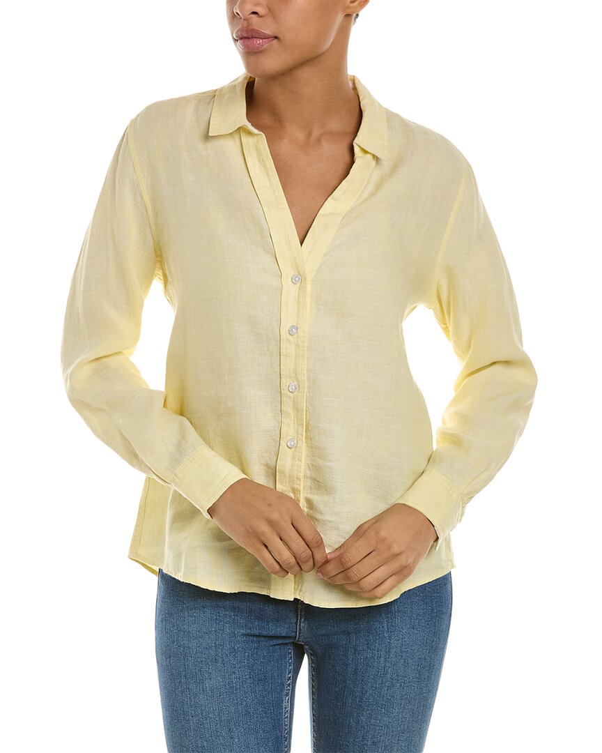 Tommy Bahama Coastalina Linen Shirt In Yellow