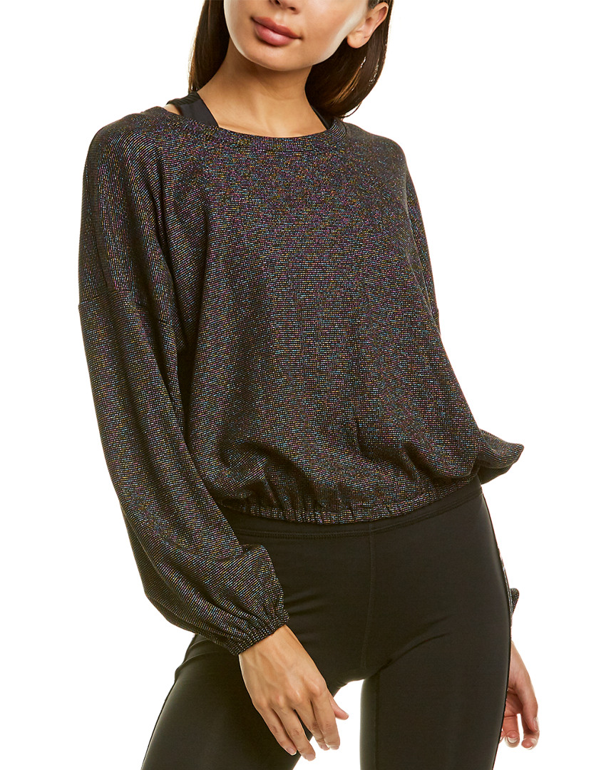 Image of Terez Lurex Waffle Top