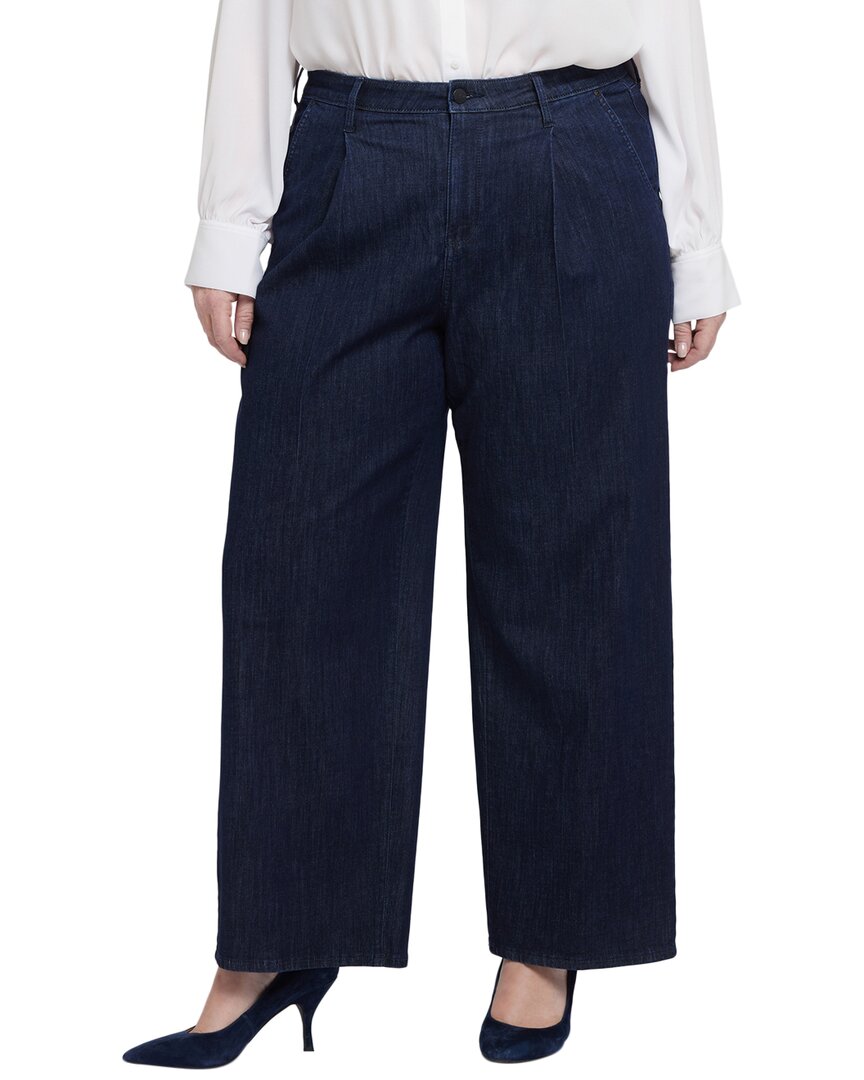 Nydj Teresa Pleated Ankle Wide Leg Jeans