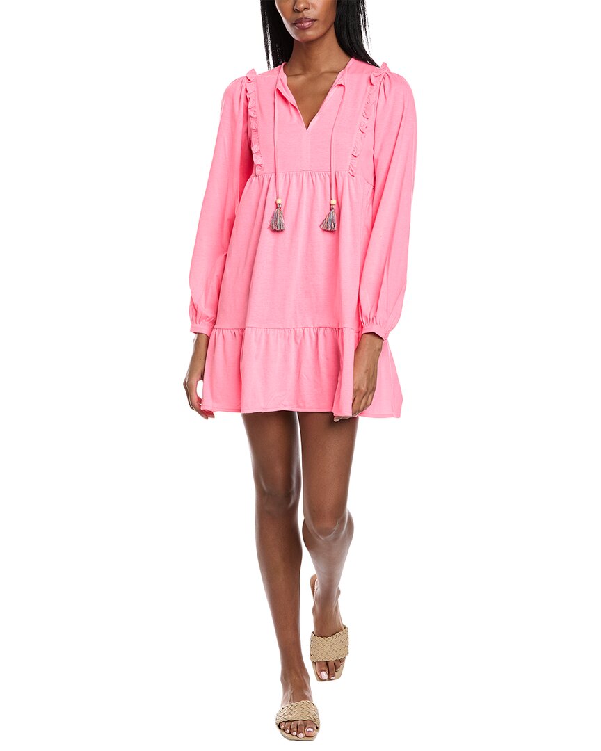 Lisa Todd Tiered T-shirt Dress In Pink