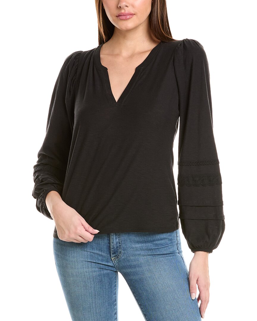 Nation Ltd Mimi Romance Top In Black