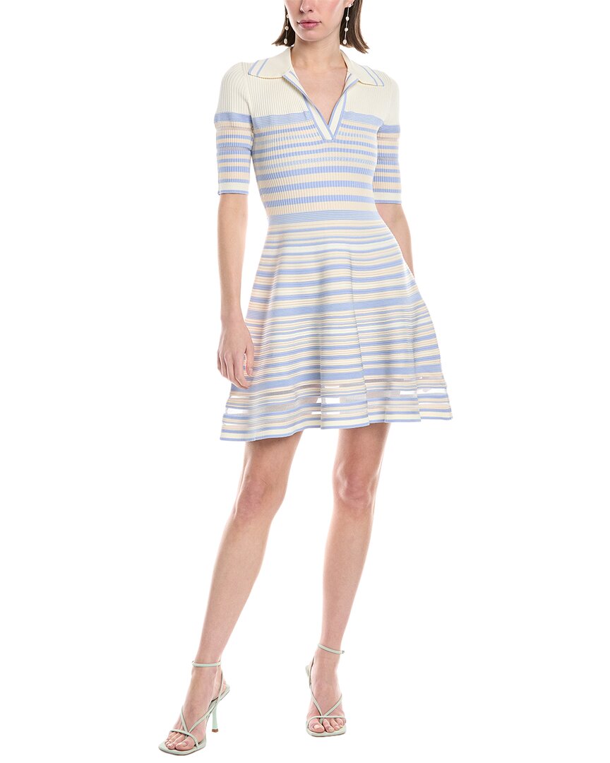 Simkhai Dessie Mini Dress In Blue