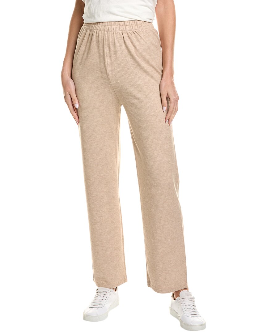 Shop Serenette Ribbed Pant In Brown