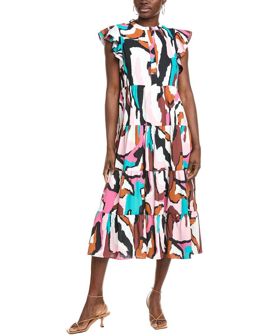 Crosby By Mollie Burch Napa Midi Dress In White