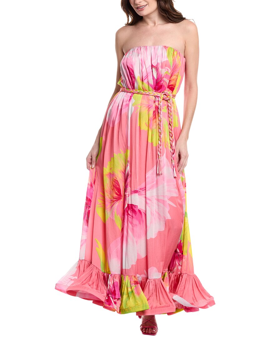 Shop Hemant & Nandita Maxi Dress In Pink