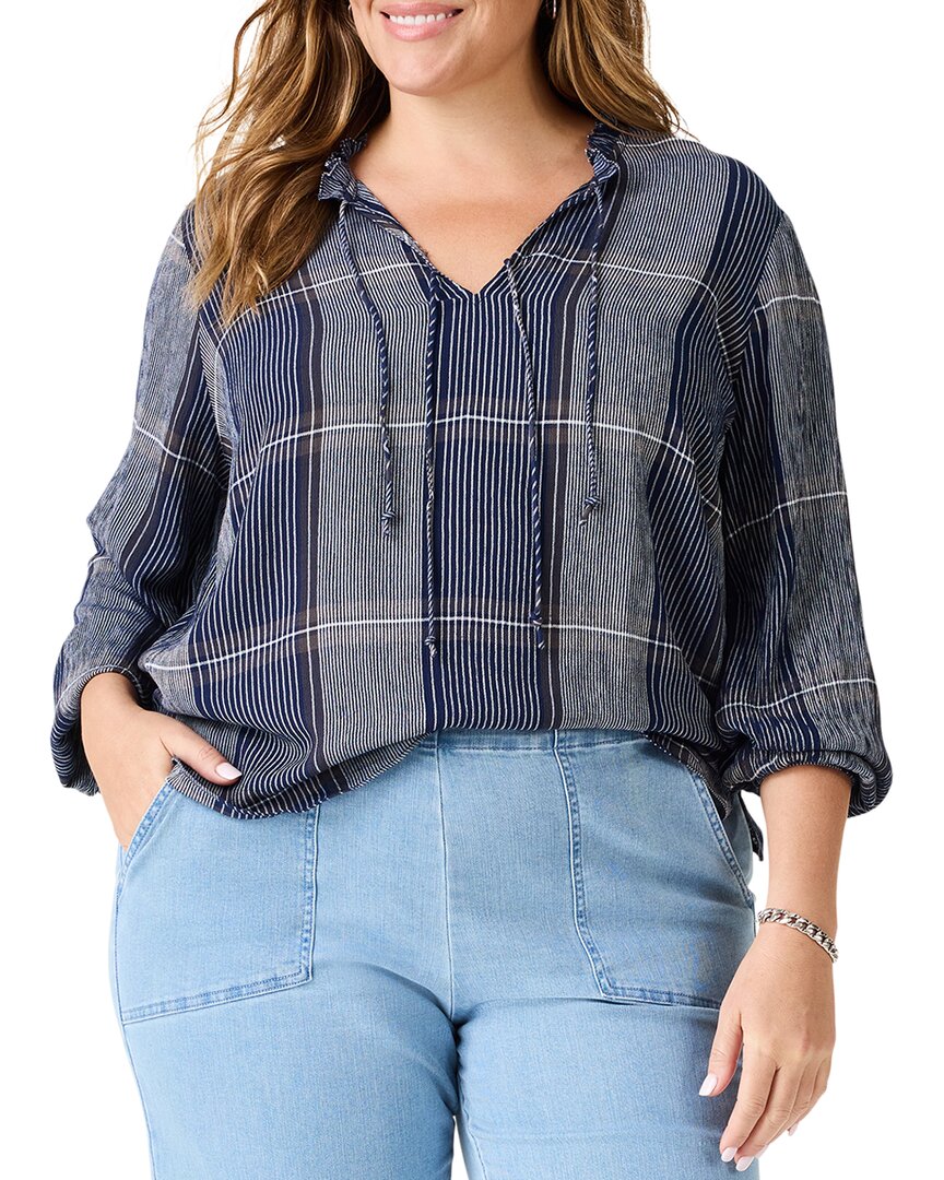 Nic + Zoe Nic+zoe Plus Line It Up Top