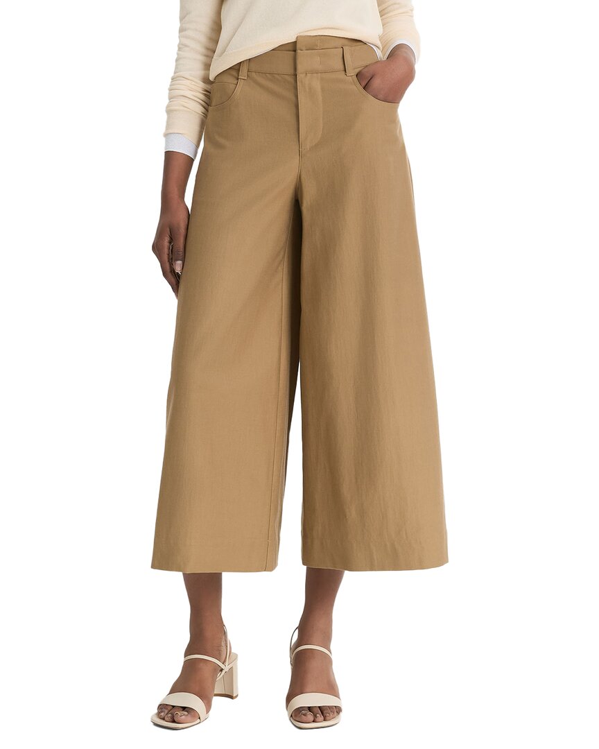 VINCE VINCE DOUBLE WAISTBAND WOOL-BLEND CULOTTE