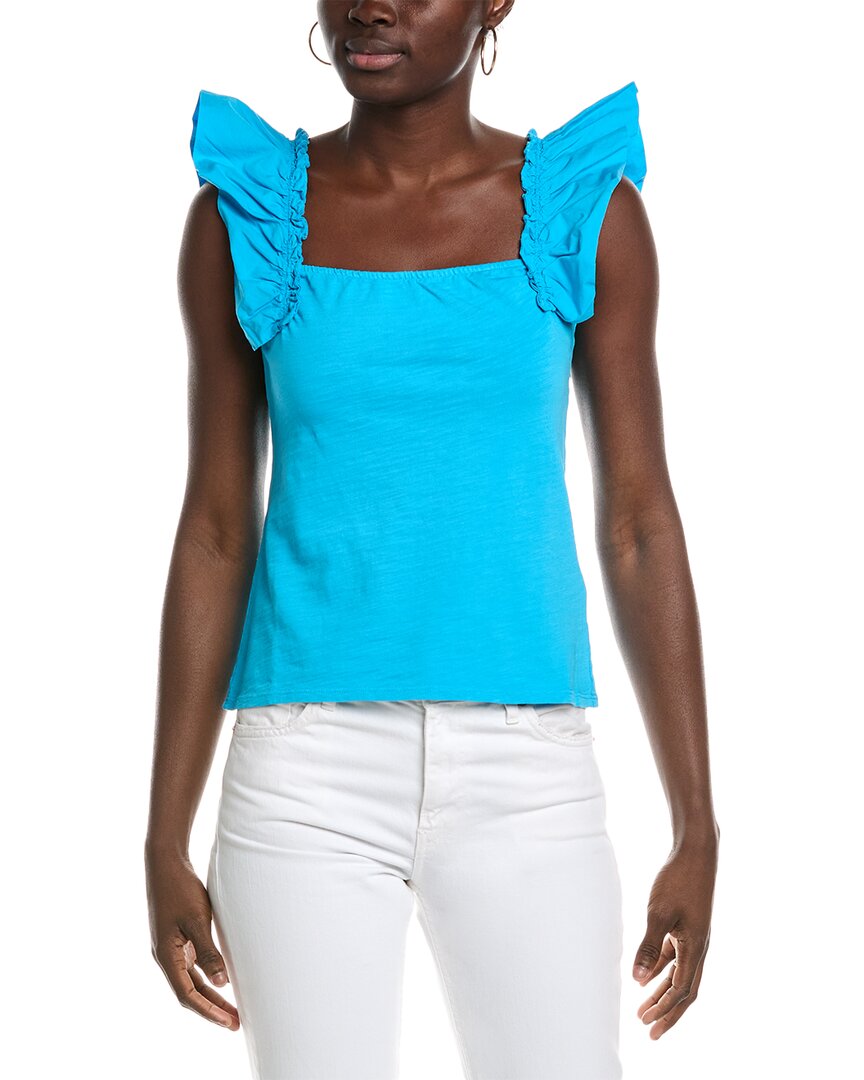 NATION LTD NATION LTD MISTY OPEN BACK RUFFLE TANK 