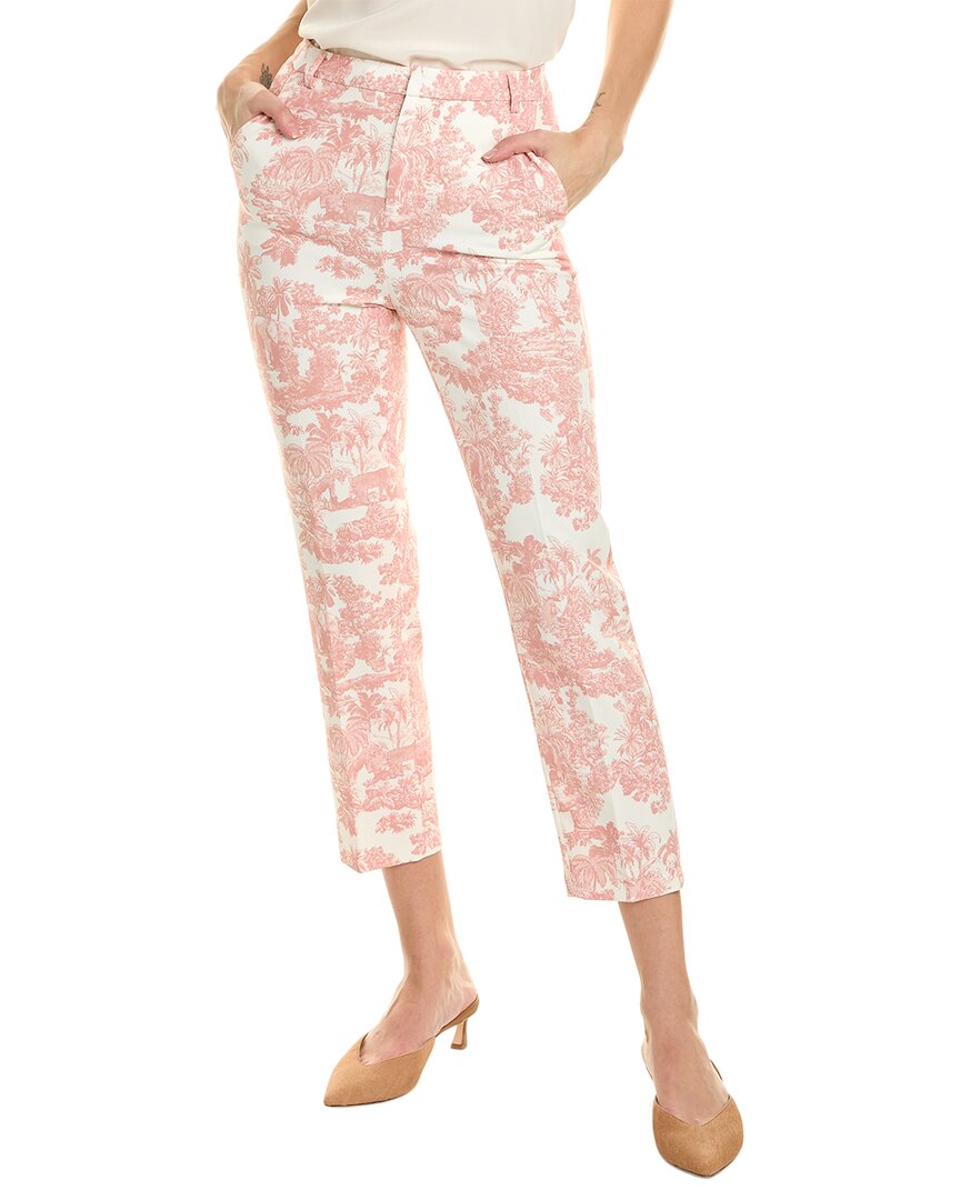 Shop L Agence L'agence Ludivine Trouser In Pink