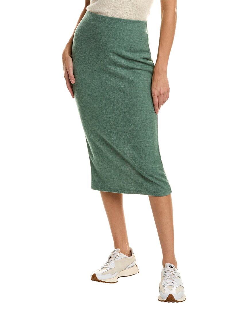 Shop Brook + Lynn Pencil Skirt In Green