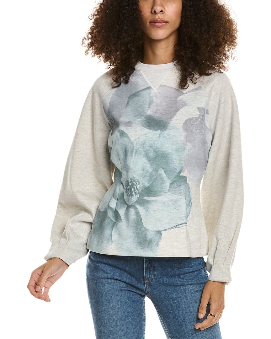 Shop Ted Baker Darted Sweatshirt In Grey